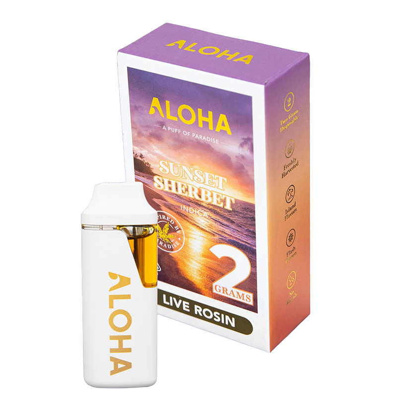 Aloha Live Rosin 2g Disposable